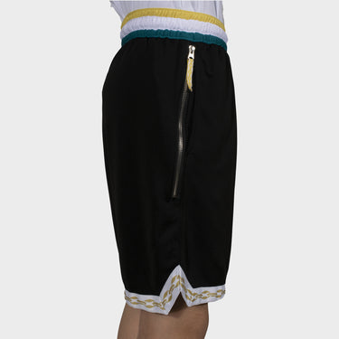 Short de basket noir pour hommes